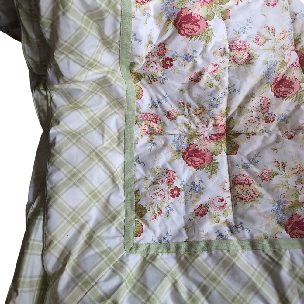 Ralph Lauren Chaps Constance Garden Queen Set Comforter 2 Shams Floral Vintage